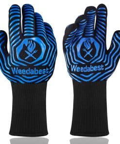 Guantes de Barbacoa WEEDABEST Resistentes al Calor para