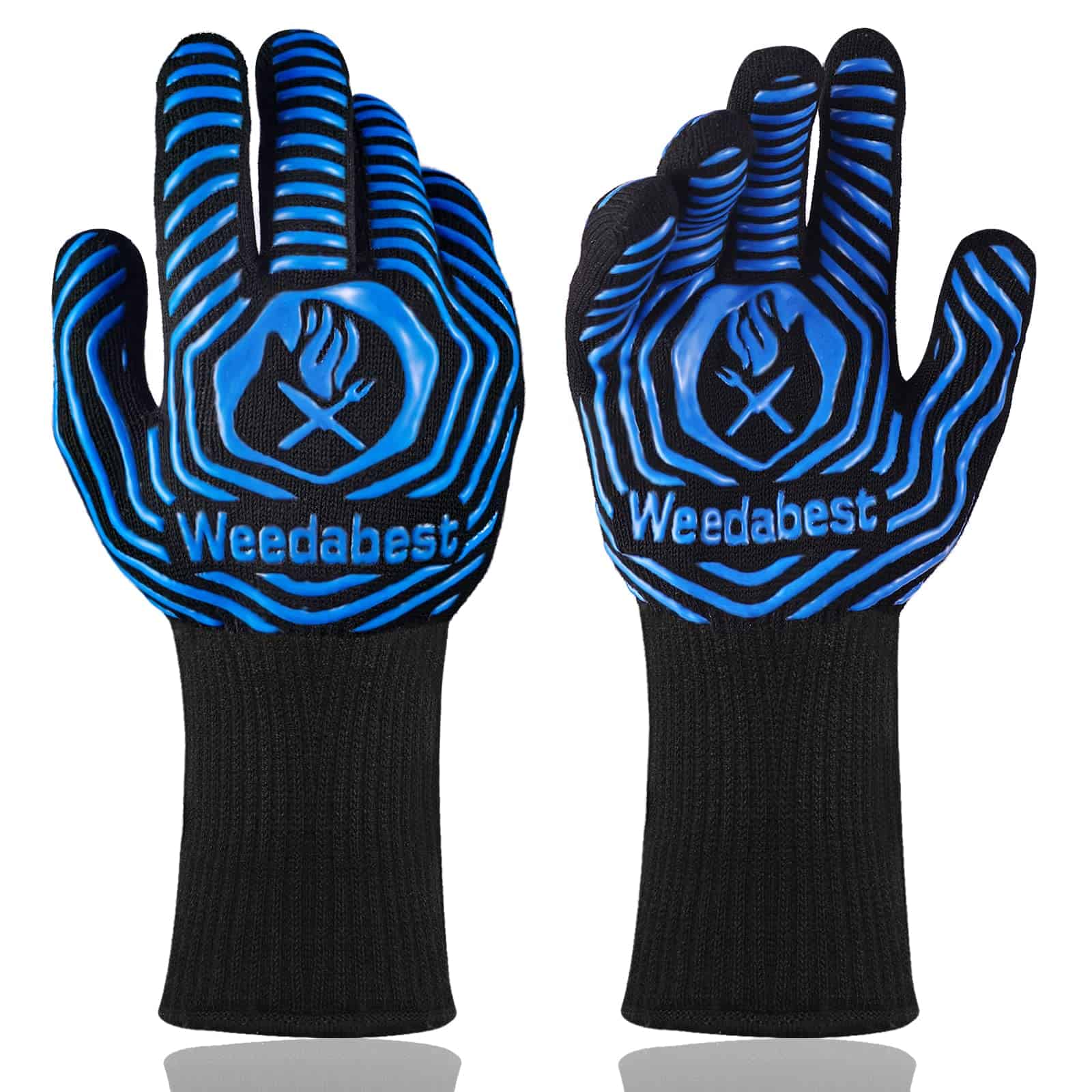 Guantes de Barbacoa WEEDABEST Resistentes al Calor para
