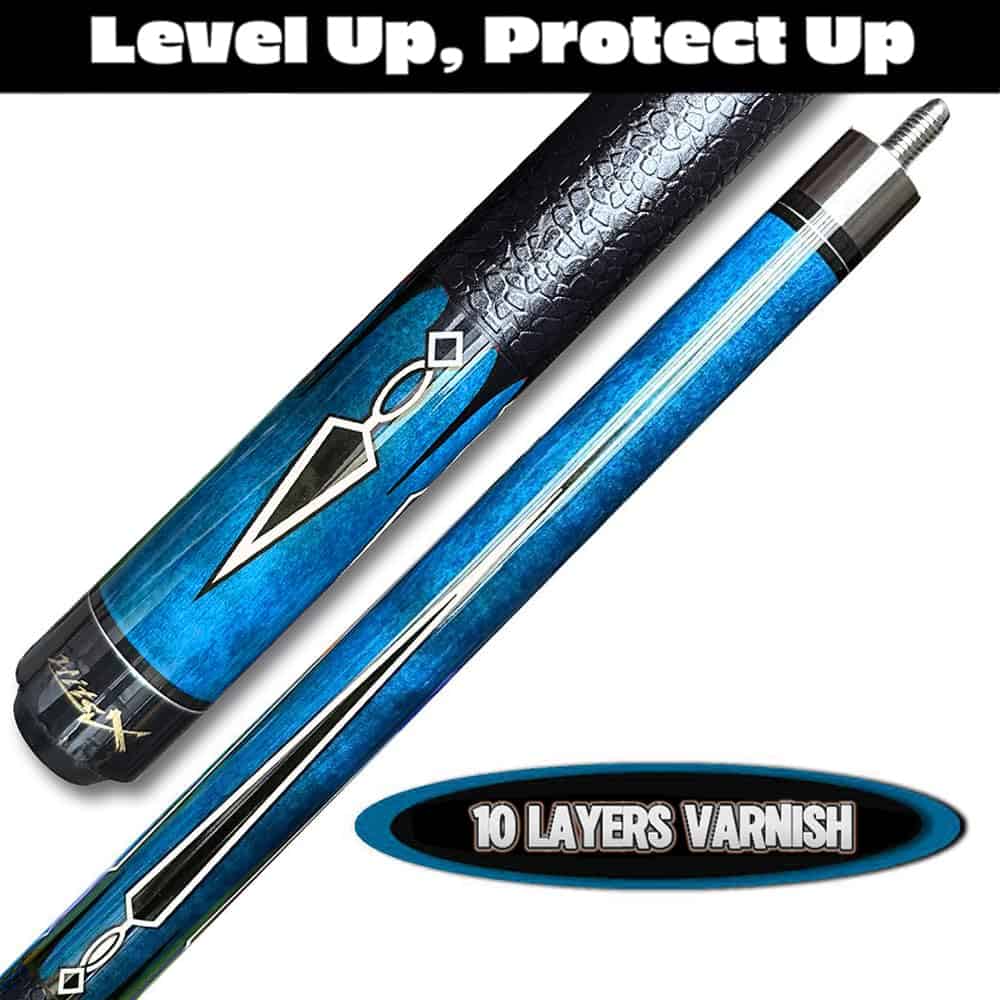 Taco de Billar Tai Ba con Estuche, Punta de 13mm, 58", Palo - Imagen 4