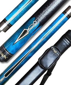 Taco de Billar Tai Ba con Estuche, Punta de 13mm, 58", Palo