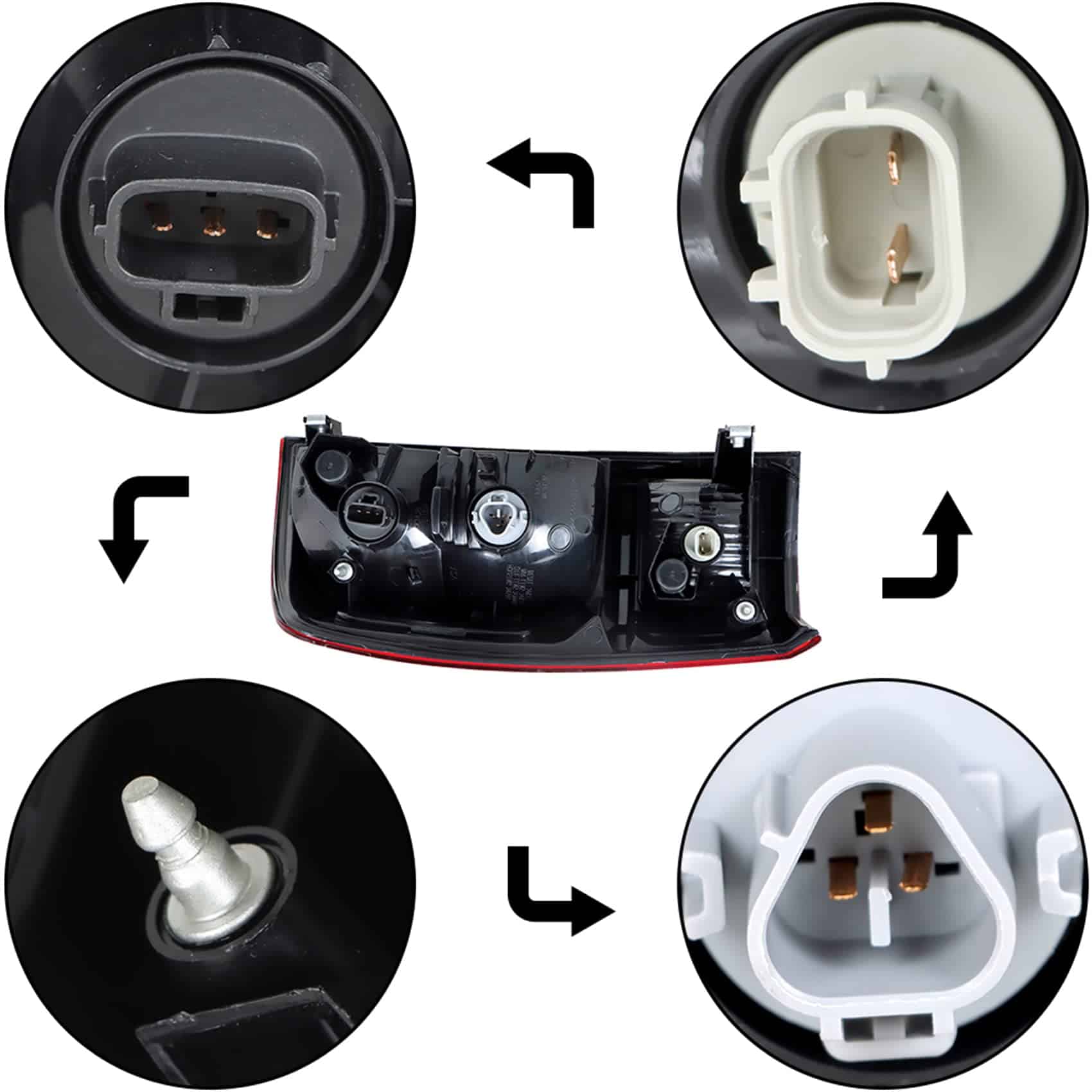Ensamblaje de Luz Trasera de Freno Lado Derecho del - Imagen 6