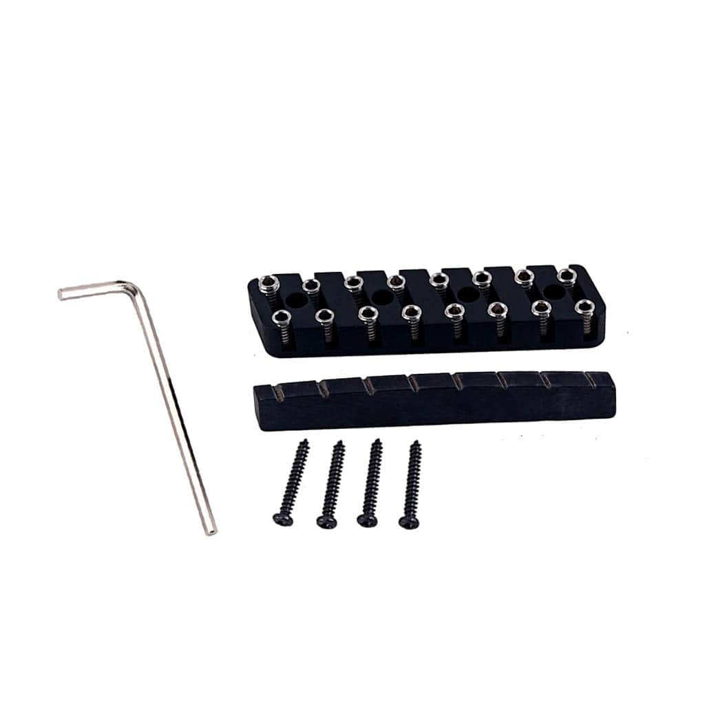 Alnicov Headless Guitar 8 String Locking Nut Stop Nuts - Imagen 5