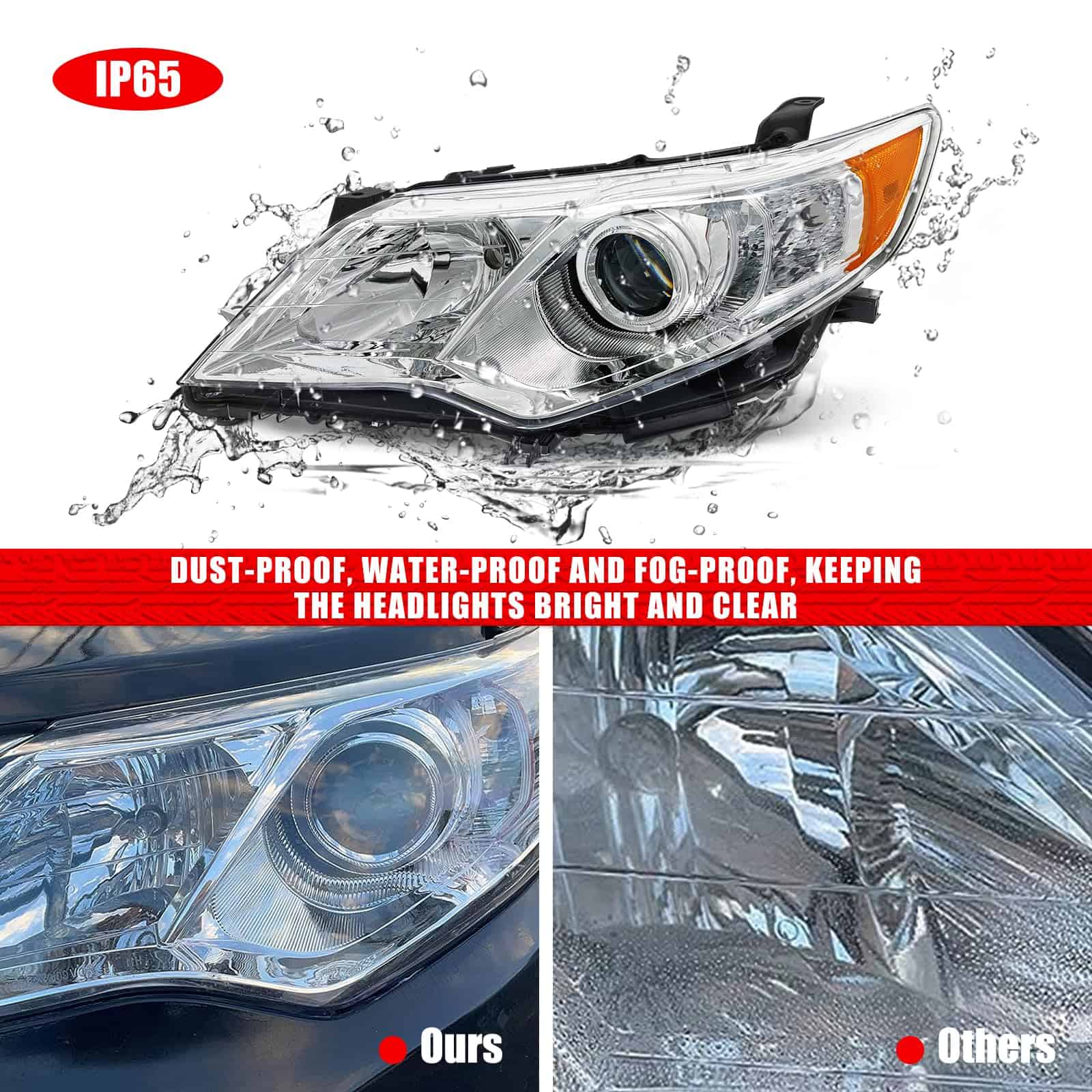 Conjunto de faros ADCARLIGHTS para Toyota Camry 2012 2013 - Imagen 7