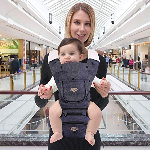 Portabebés Ergonómico ISEE con Asiento para Cadera, - Imagen 8