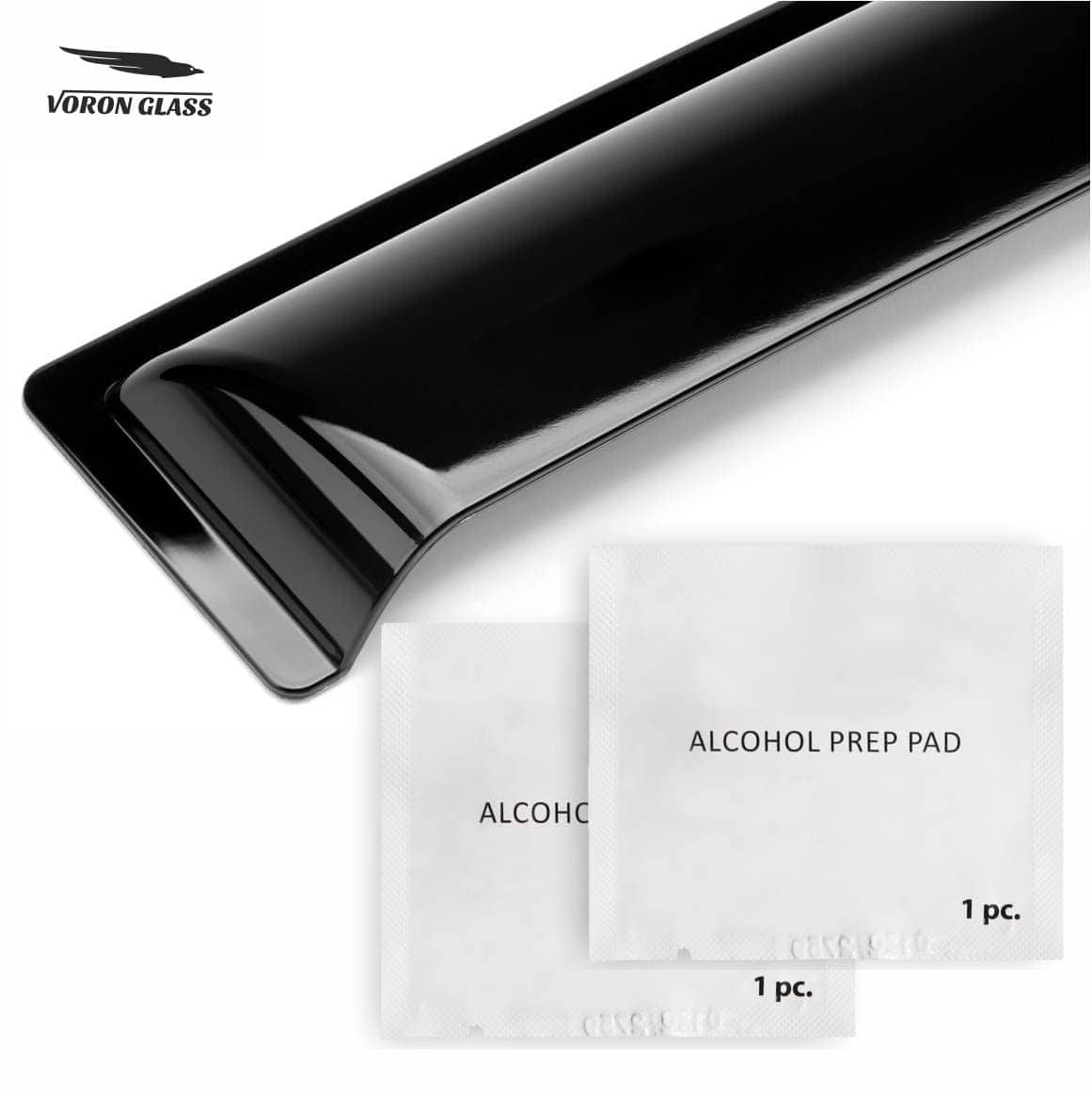 Voron Glass Deflectores de Lluvia Tape-on -Negro - Imagen 8