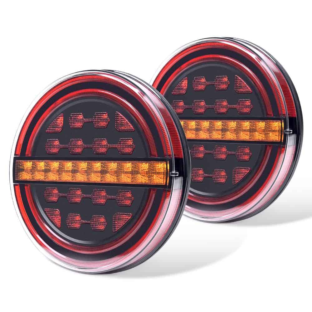 MICTUNING 2PCS 5.3 Pulgadas Luces Traseras LED para