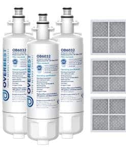 Filtro de agua para refrigerador Overbest ADQ36006101,