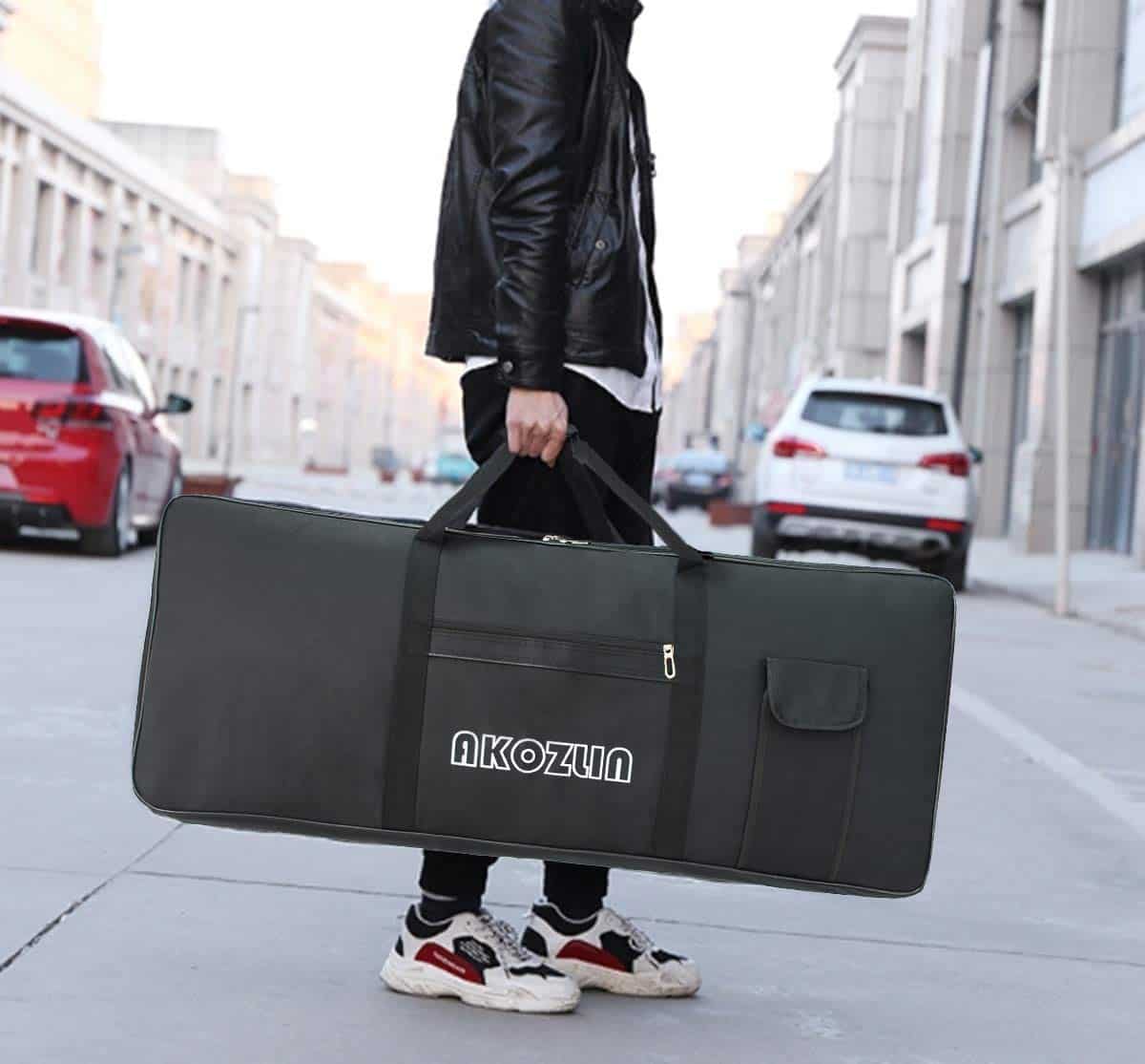 Estuche acolchado portátil para teclado de 61 teclas - Imagen 6