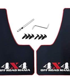 YUNM Automotive Car Mud Flaps Large Size(19.6" x 12" x