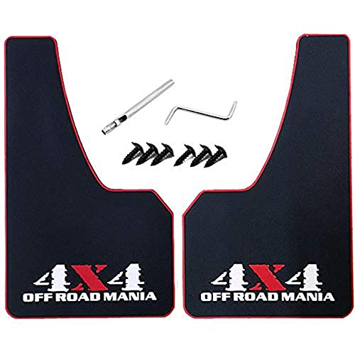 YUNM Automotive Car Mud Flaps Large Size(19.6" x 12" x