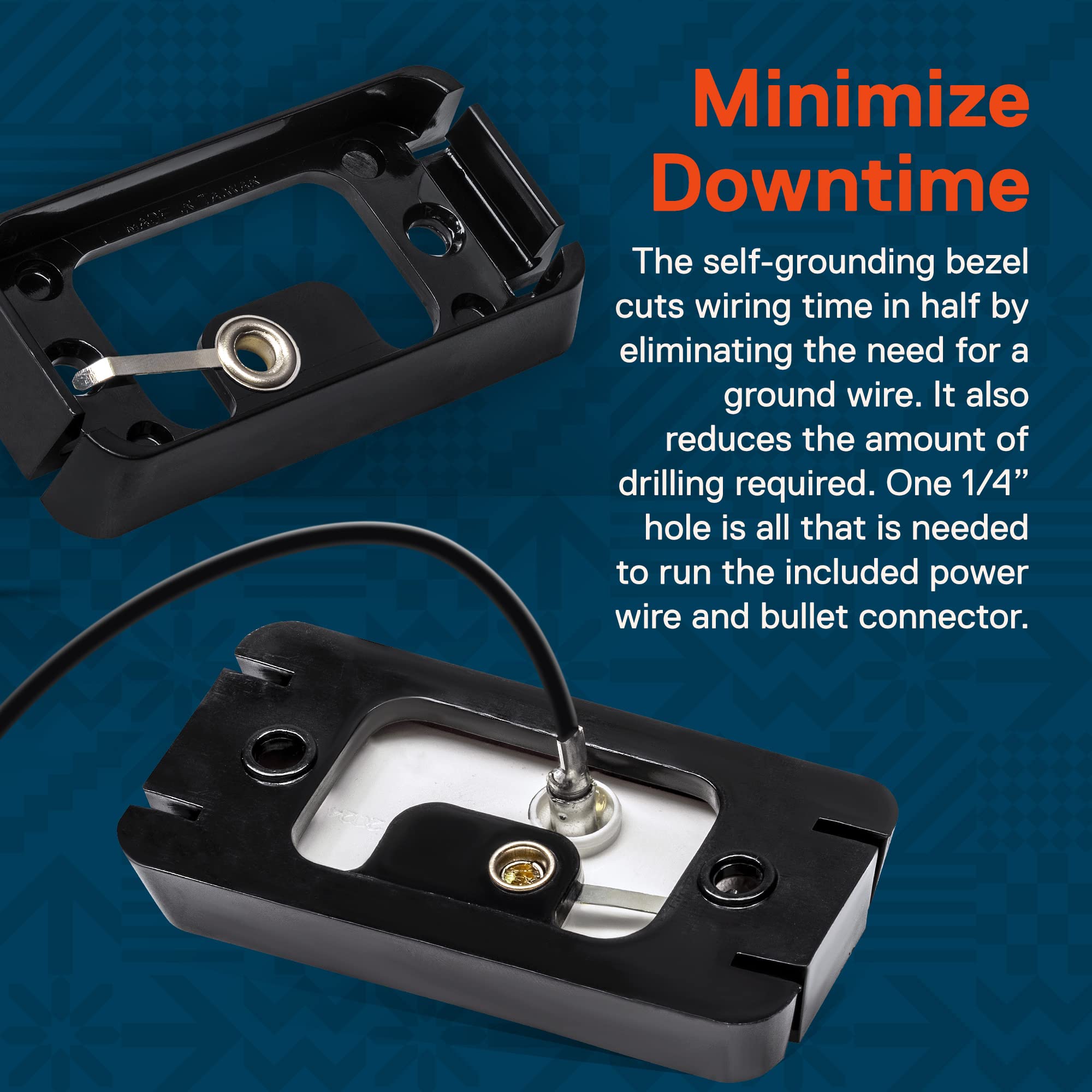 12 Luces Marcadoras Ámbar LED para Remolque TRUE MODS con - Imagen 5