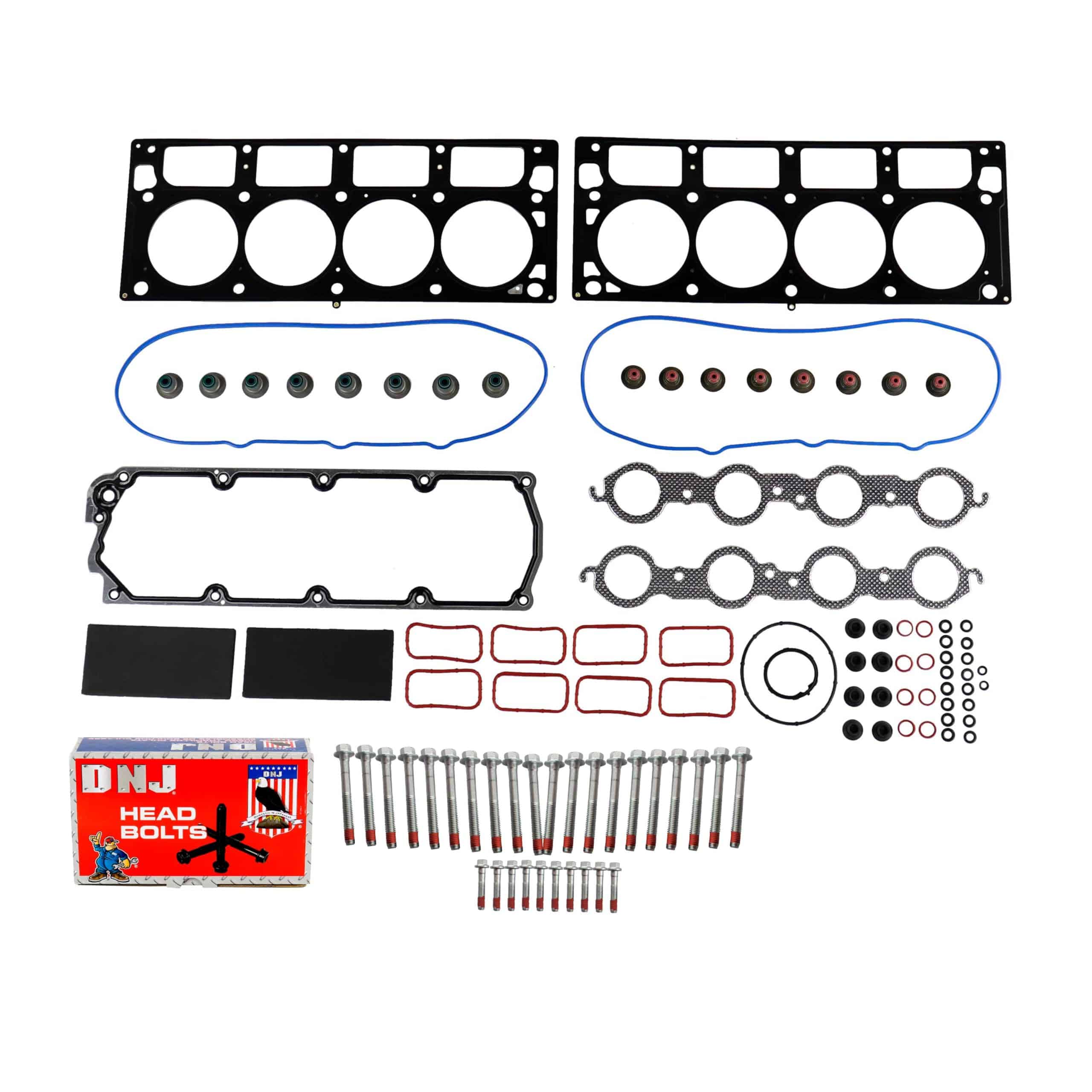 Juego de junta de culata DNJ HGB3215 con kit de pernos de