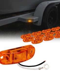 TRUE MODS 12pc 2.5" Kit de Luces Marcadoras LED Ámbar para