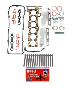 Juego de empaques de culata DNJ HGB847 con kit de pernos de