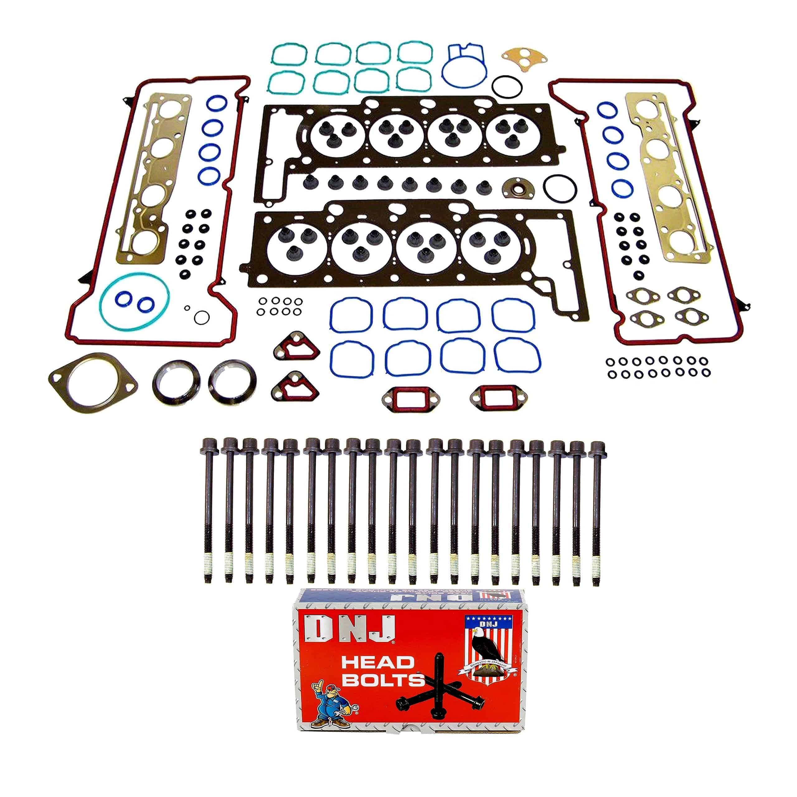Juego de empaquetadura de culata DNJ HGB31641 con kit de