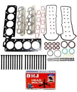 Juego de empaques de culata DNJ HGB974 con kit de pernos de