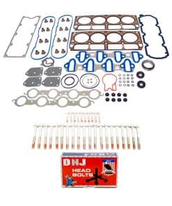 Juego de empaques de culata DNJ HGB3172 con Kit de pernos