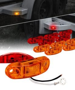 TRUE MODS 12pc 2.5" Kit de luces marcadoras LED ámbar +