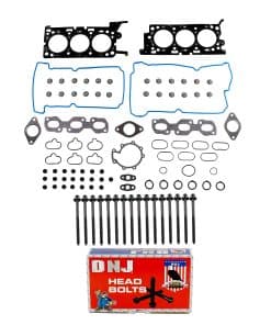 Juego de empaques de culata DNJ HGB412 con kit de pernos de