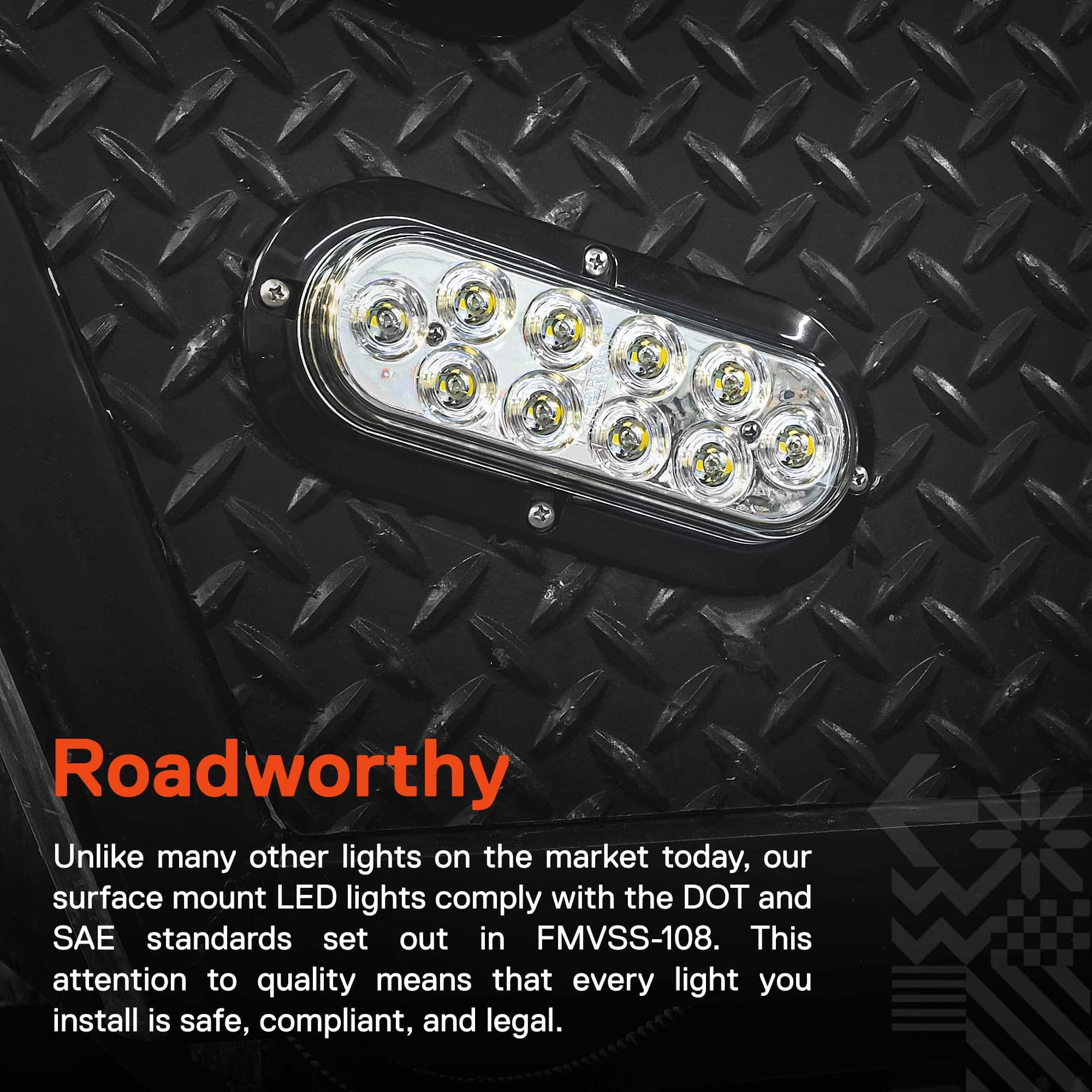 Kit de 4 luces de remolque trasero LED ovaladas claras - Imagen 3