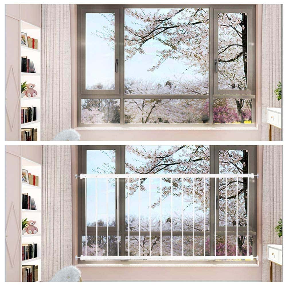 Rejas de seguridad para ventanas WAOWAO para -Blanco - Imagen 8