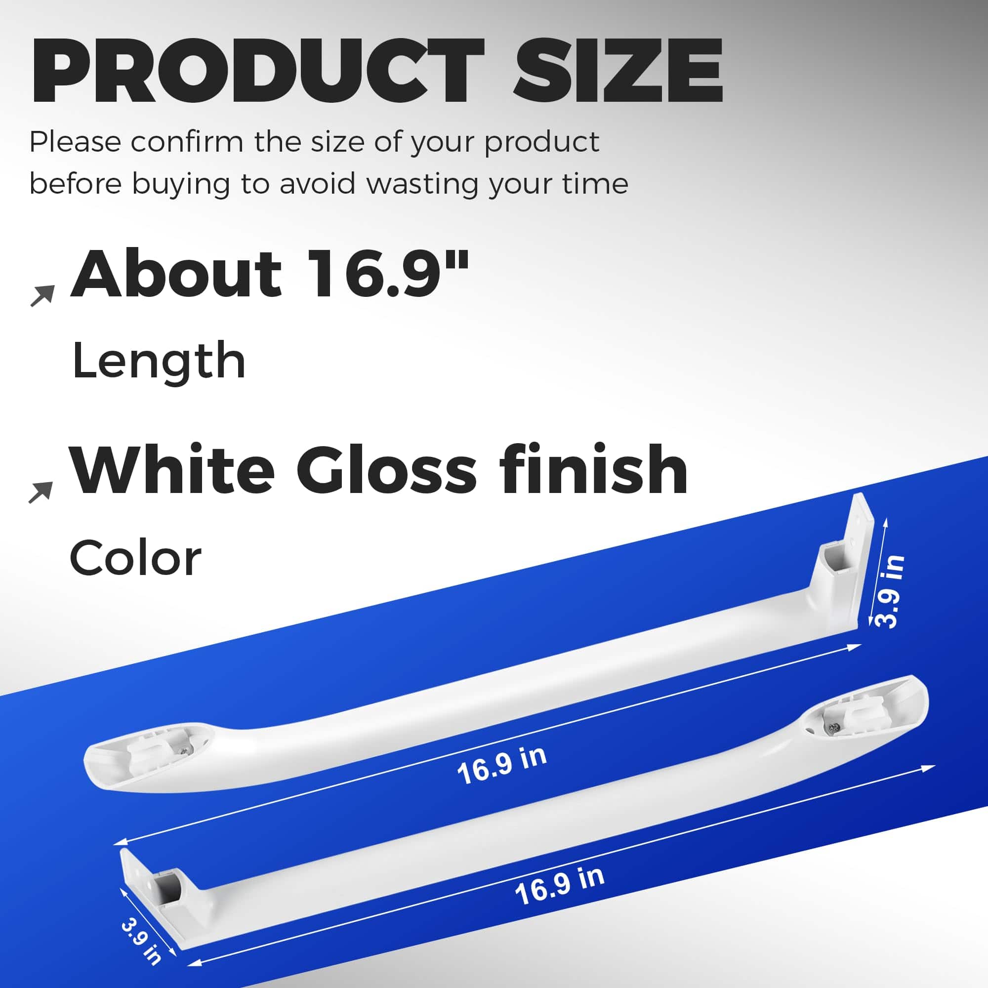 Manija de Puerta de Refrigerador 5304486359 Izquierda - Imagen 4