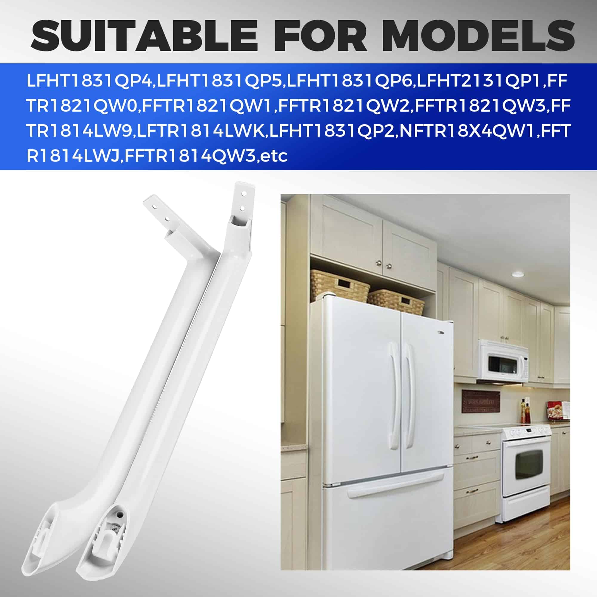 Manija de Puerta de Refrigerador 5304486359 Izquierda - Imagen 5