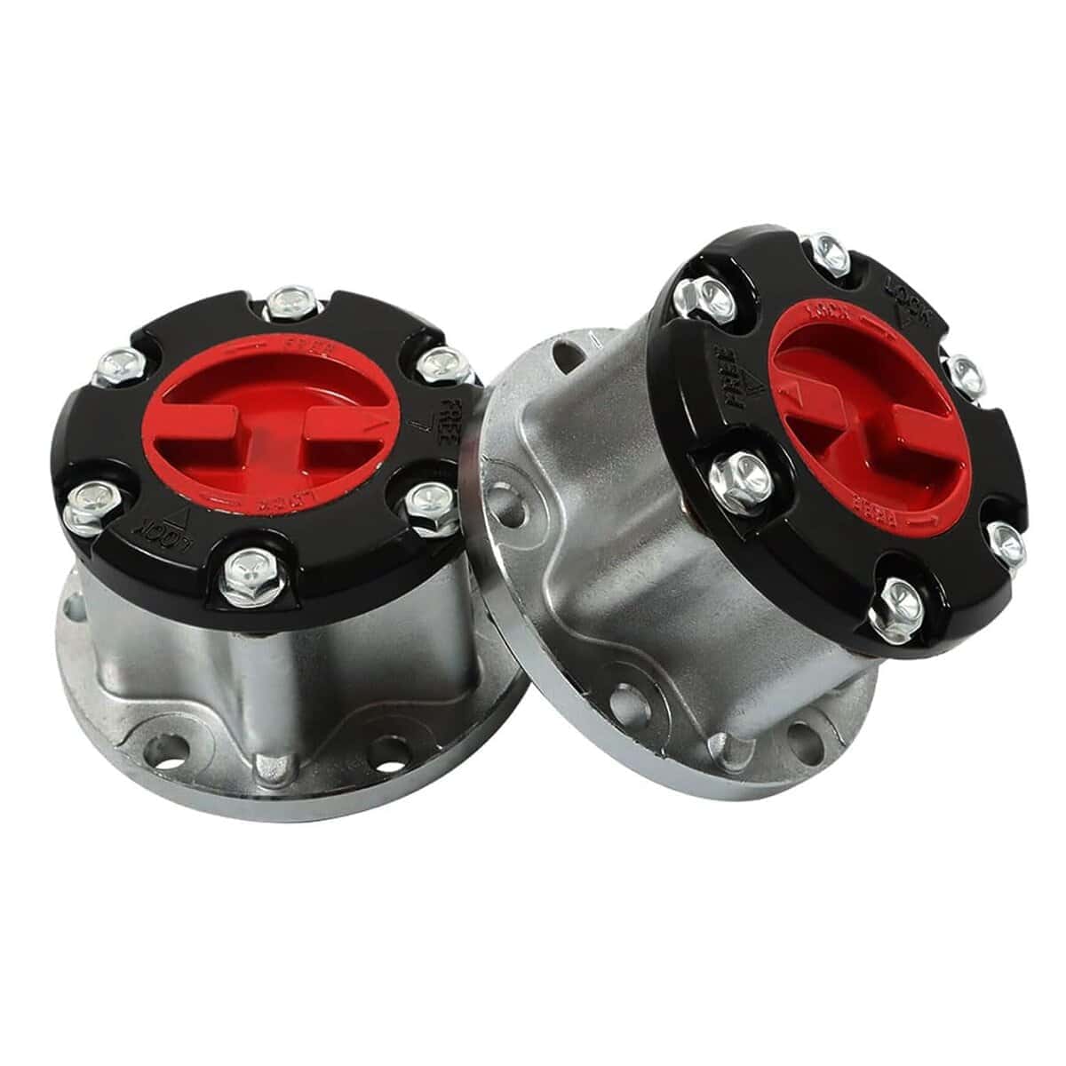 Koxuyim 2pcs Bloqueo de cubos de rueda un par Cubo de rueda