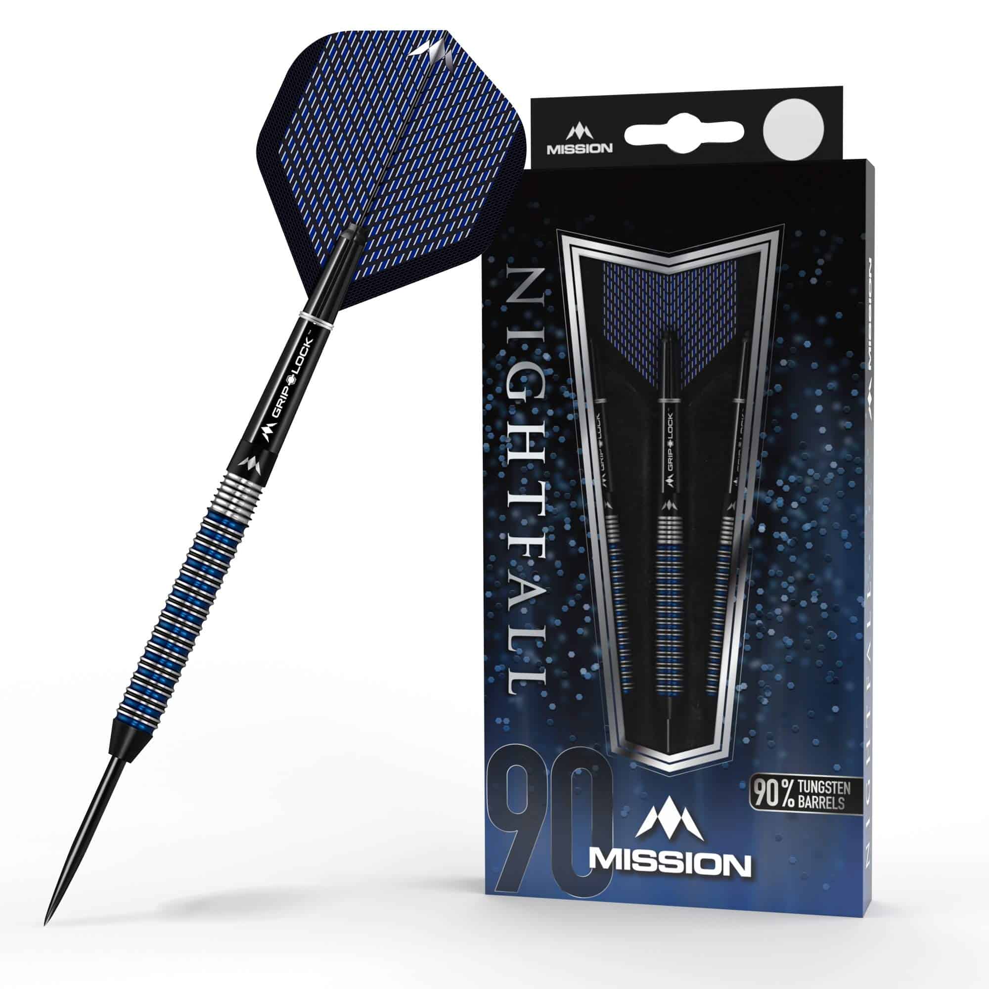 Set de Dardos Mission Nightfall | Barril -Negro/Azul - Imagen 7