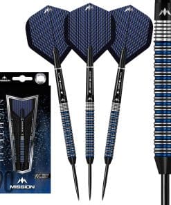 Set de Dardos Mission Nightfall | Barril -Negro/Azul