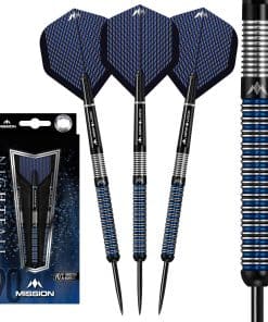 Set de Dardos Mission Nightfall | Barril -Negro/Azul