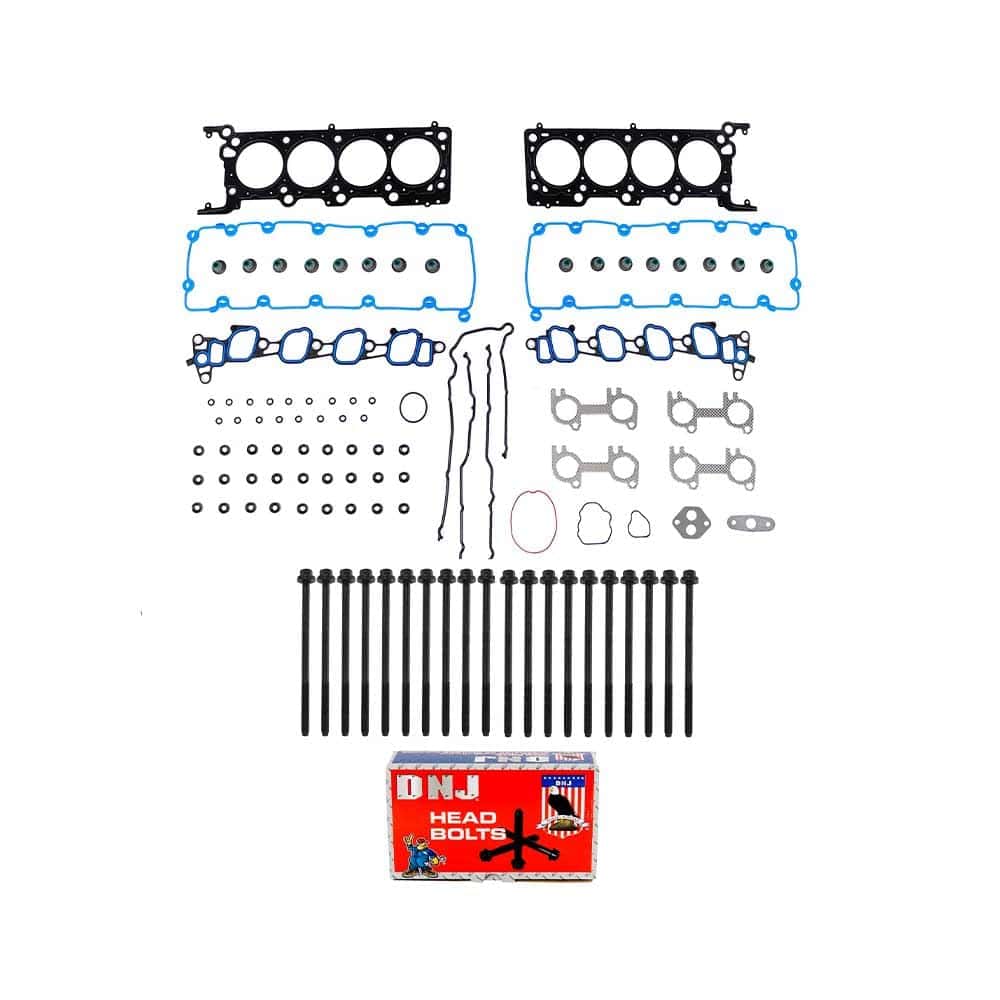 Juego de empaques de culata DNJ HGB4172 con kit de pernos