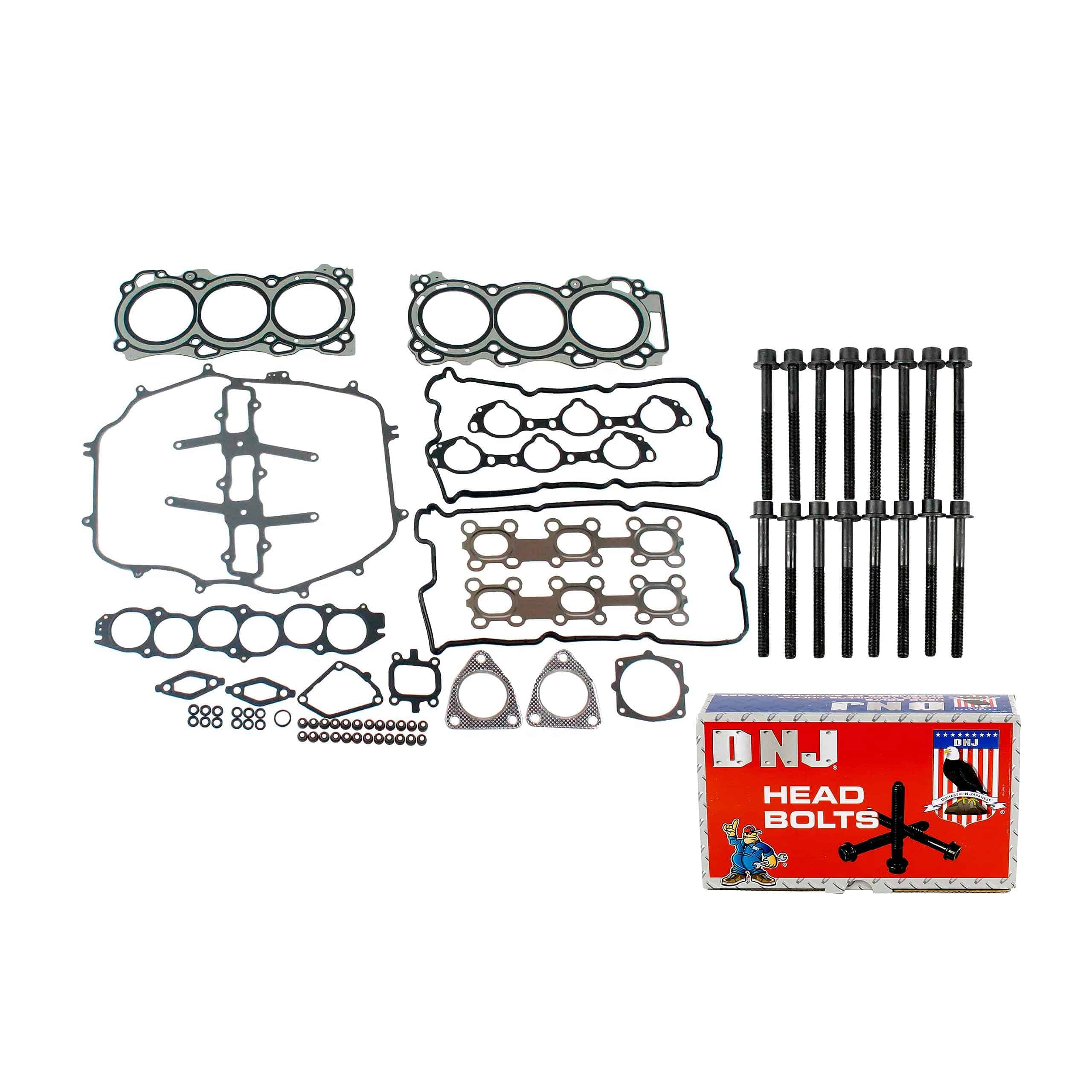 Juego de empaques de culata DNJ HGB662 con juego de pernos