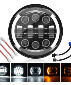 Faros LED para Motocicleta MONDEVIEW 5-3/4 5.75 3500LM Faro