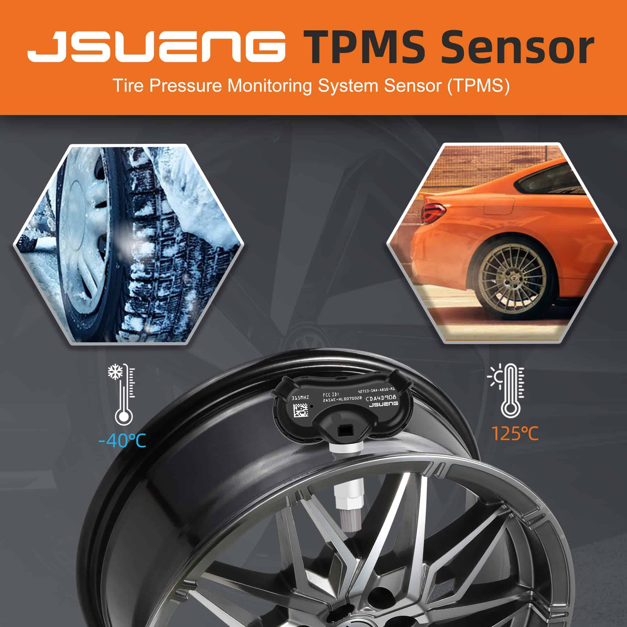 Sensor de TPMS de Repuesto Jsueng para Honda Civic, CR-Z - Imagen 7