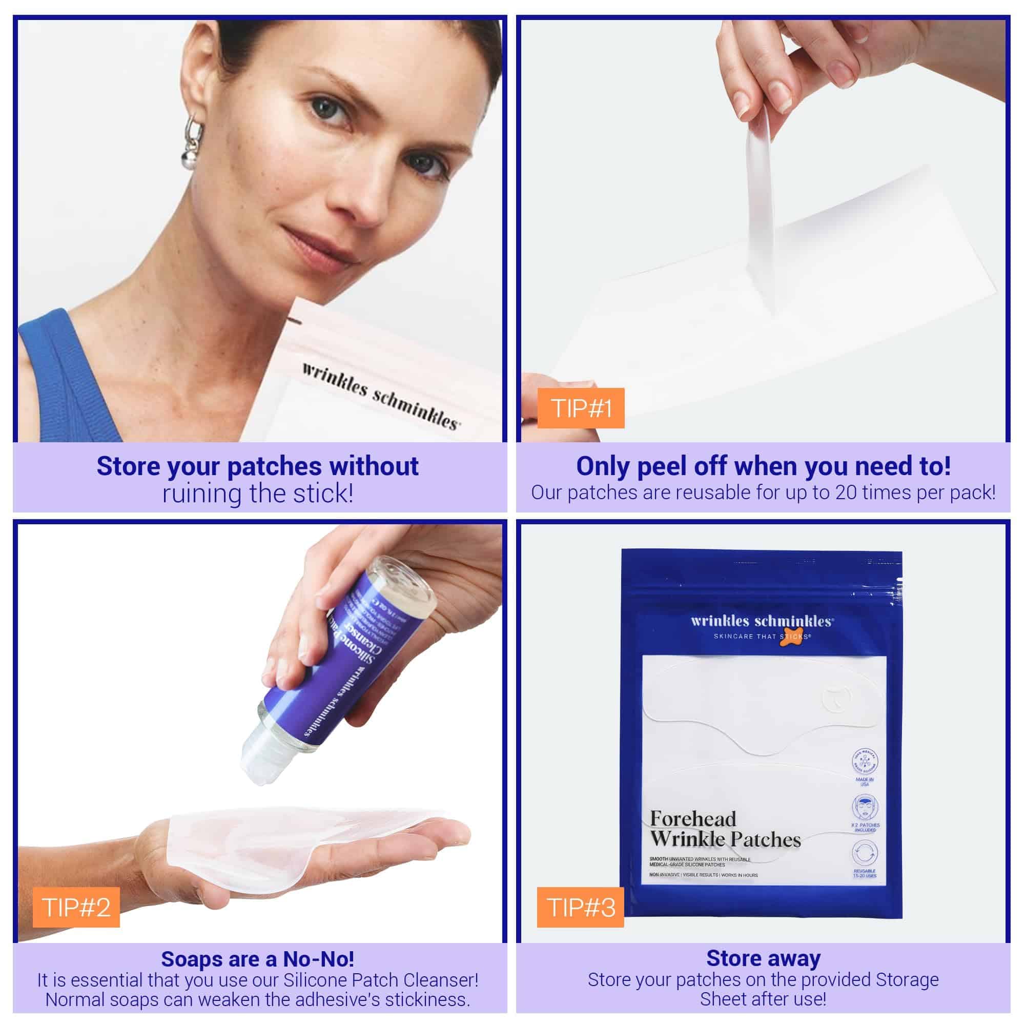 Parches de silicona hipoalergénica reutilizable para las - Imagen 5