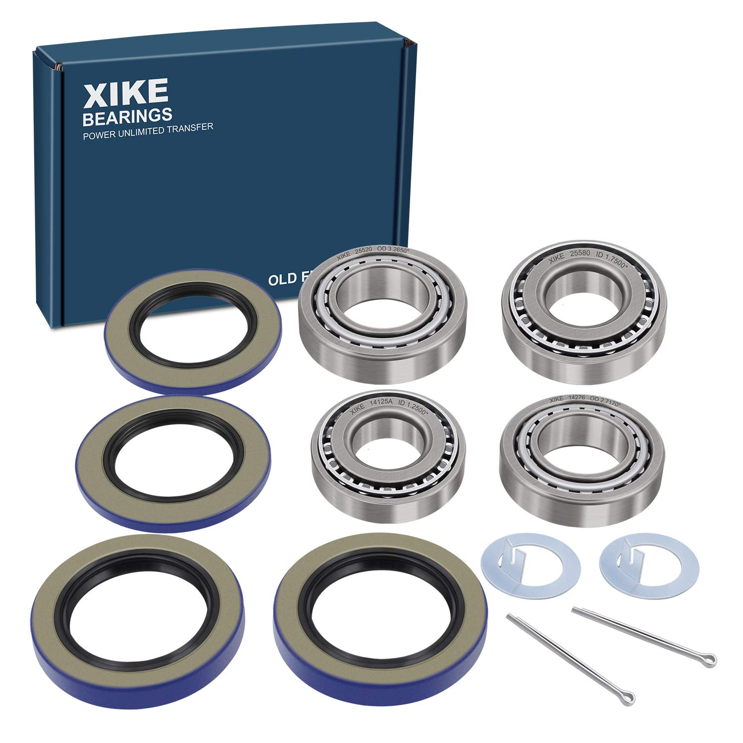 XiKe 2 Set Ajuste para eje de remolque de 6,000-7,000 lb,