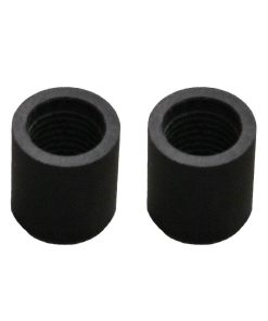 Bakelite Ferrule de Palo de Billar CUEELF 2 Piezas-Negro