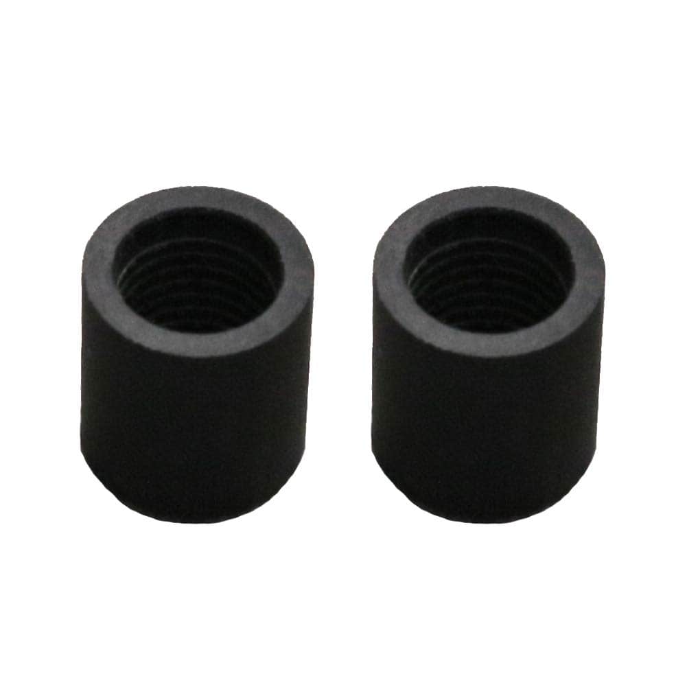 Bakelite Ferrule de Palo de Billar CUEELF 2 Piezas-Negro