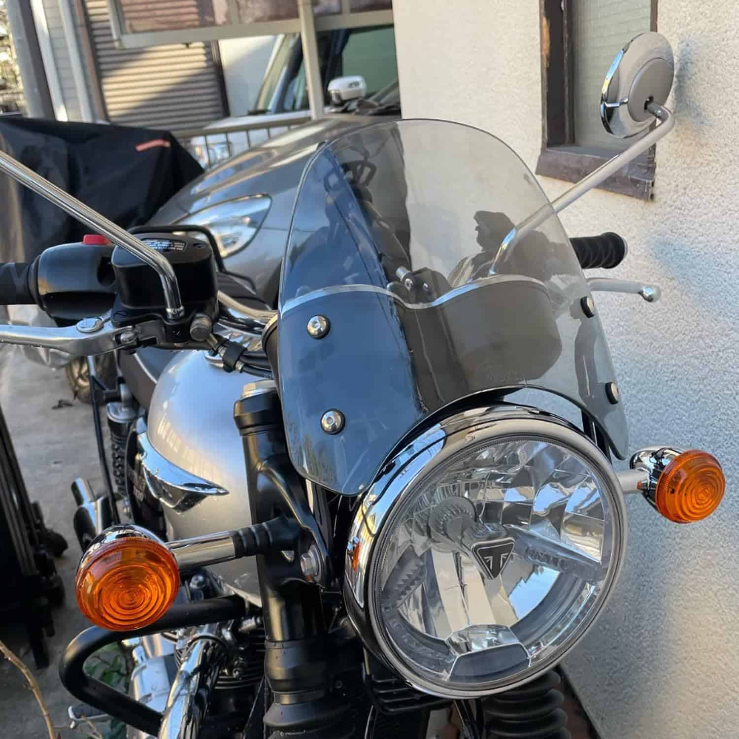 Deflector de parabrisas para motocicleta para Bonneville