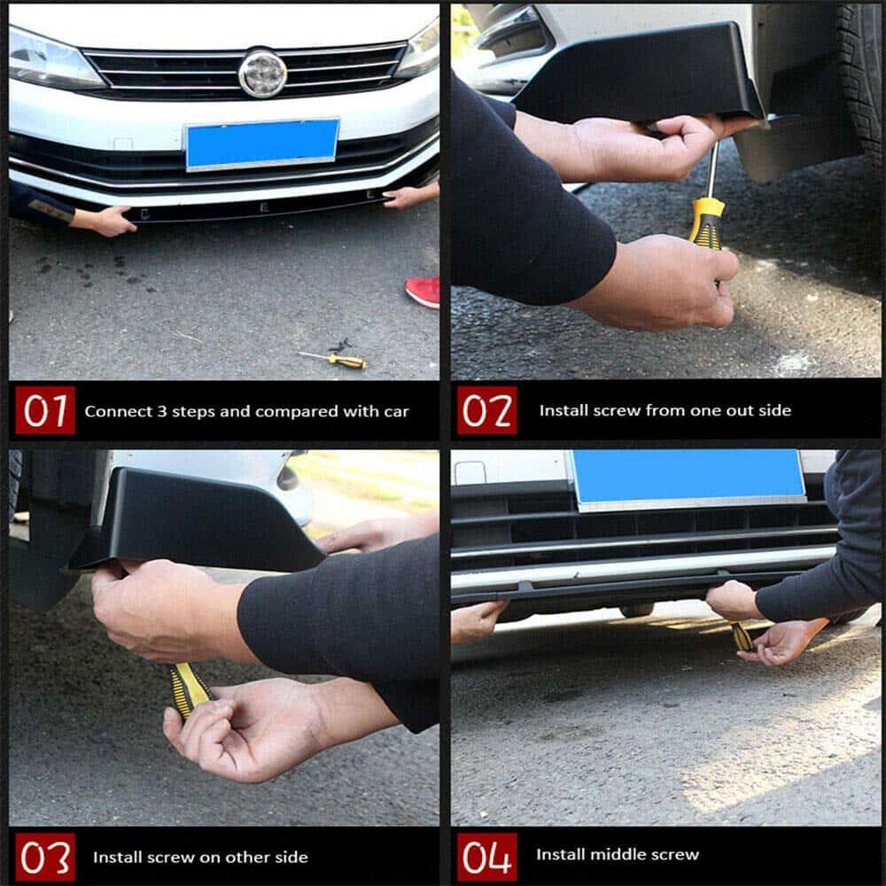 MUTUSAISI Lápiz labial delantero de bajo para parachoques - Imagen 9