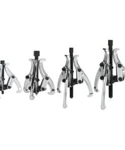 DURATECH 4-Piece 3-Jaw Gear Puller, 3", 4", 6", 8",