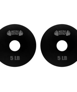 Set de Barra Olímpica de Acero Micro Gainz con 2 Placas,