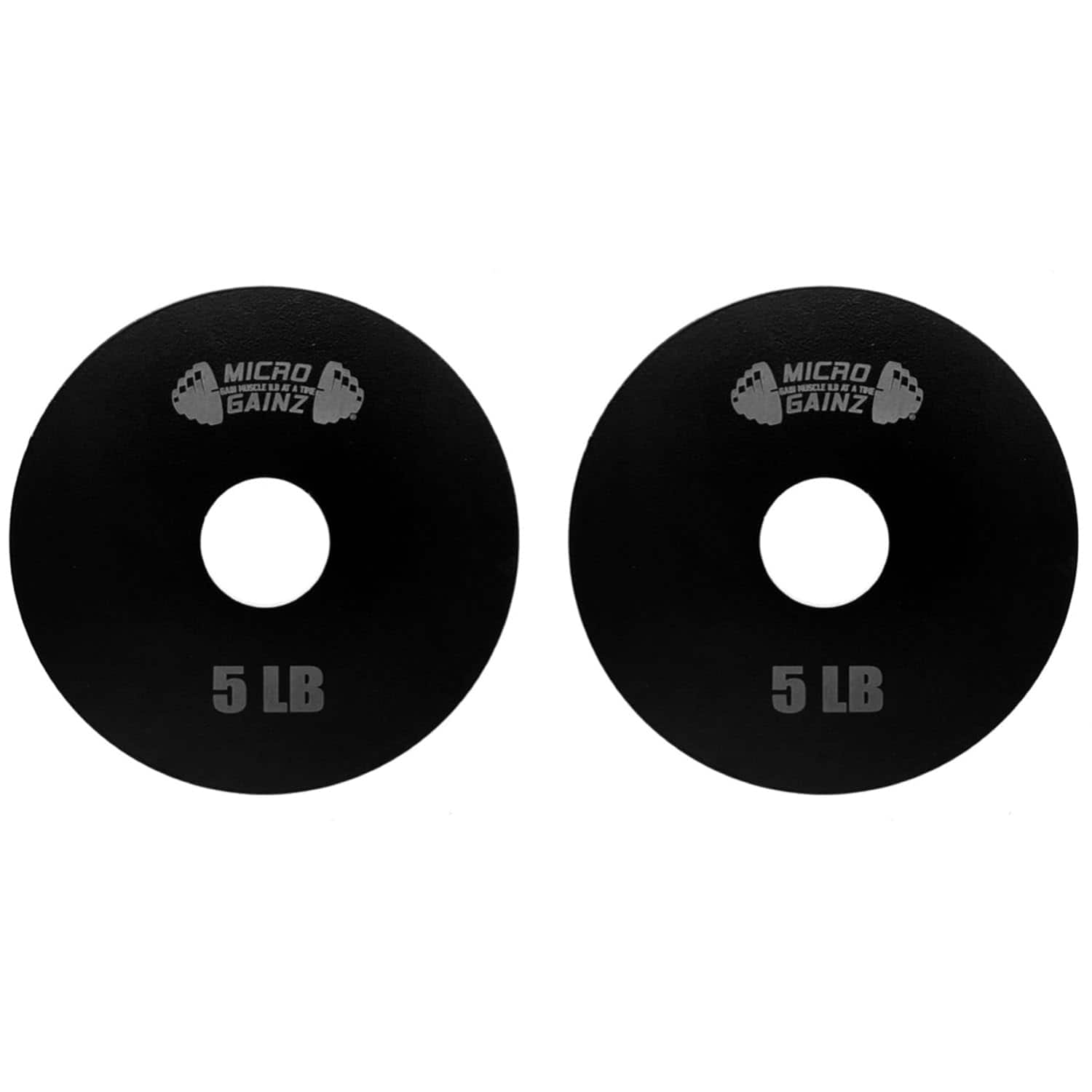 Set de Barra Olímpica de Acero Micro Gainz con 2 Placas,