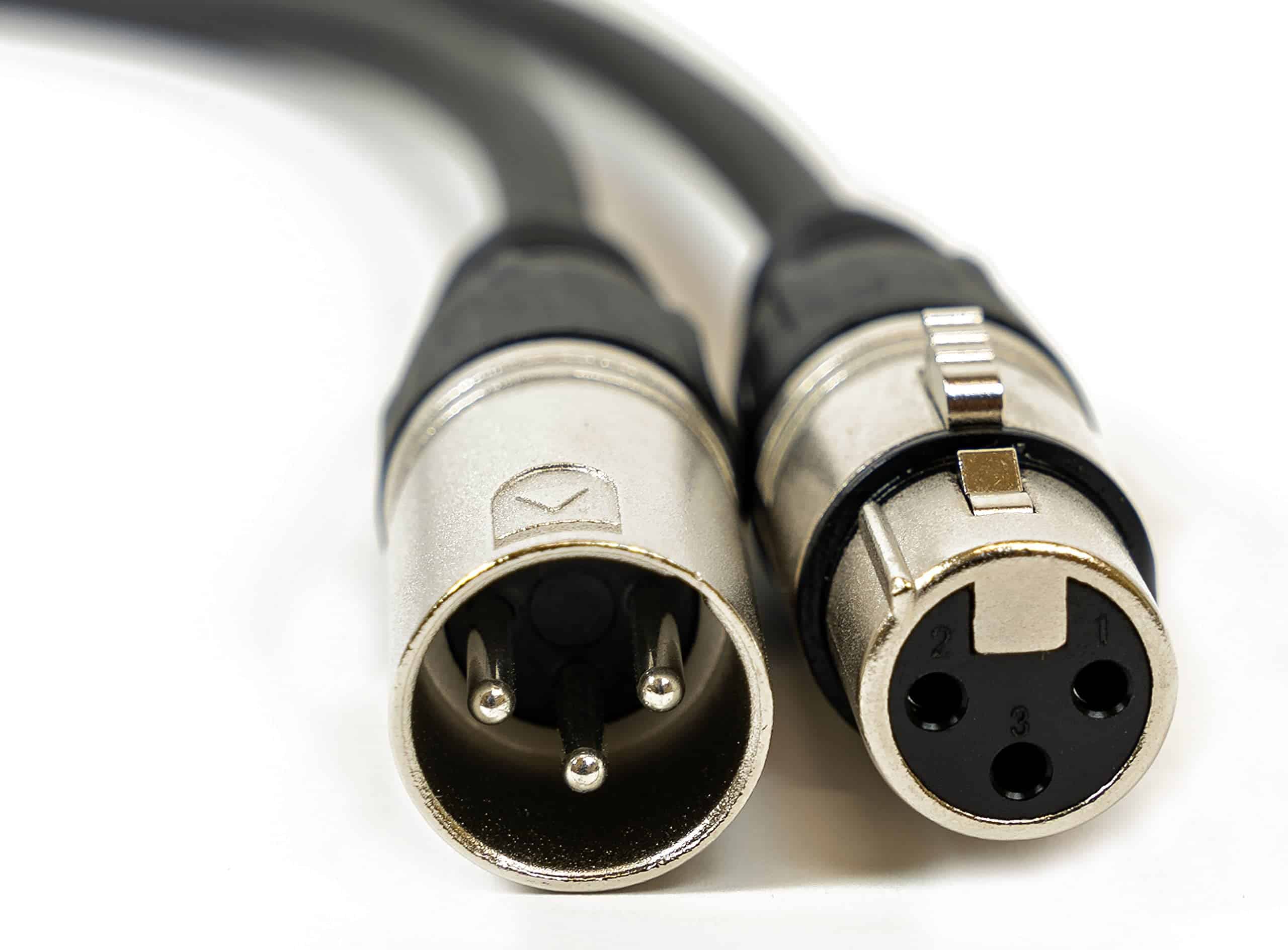 Cable DMX Gearlux, 3 Pines, Macho a Hembra, 50 Pies - - Imagen 9