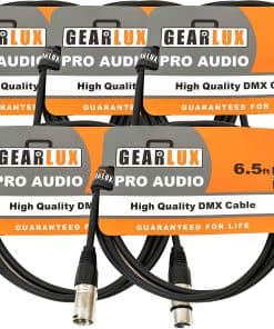 Cable DMX Gearlux, 3 Pines, Macho a -uete de 5