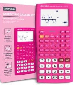 Calculadora Científica con Funciones Gráficas -Rosa