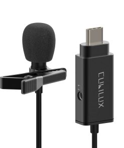 Cubilux MLC-2 Micrófono Lavalier USB C con conector de