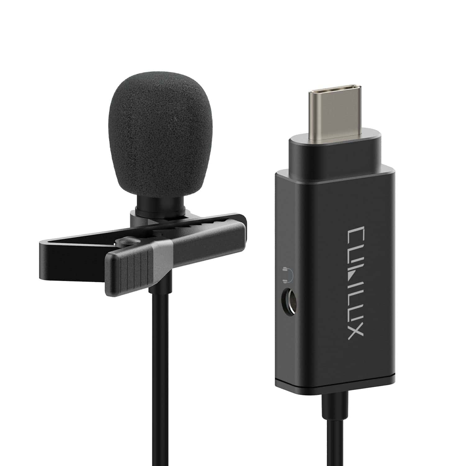 Cubilux MLC-2 Micrófono Lavalier USB C con conector de