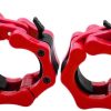 GW Tech Barbell Clamps 2 pulgadas, Collares de -Rojo